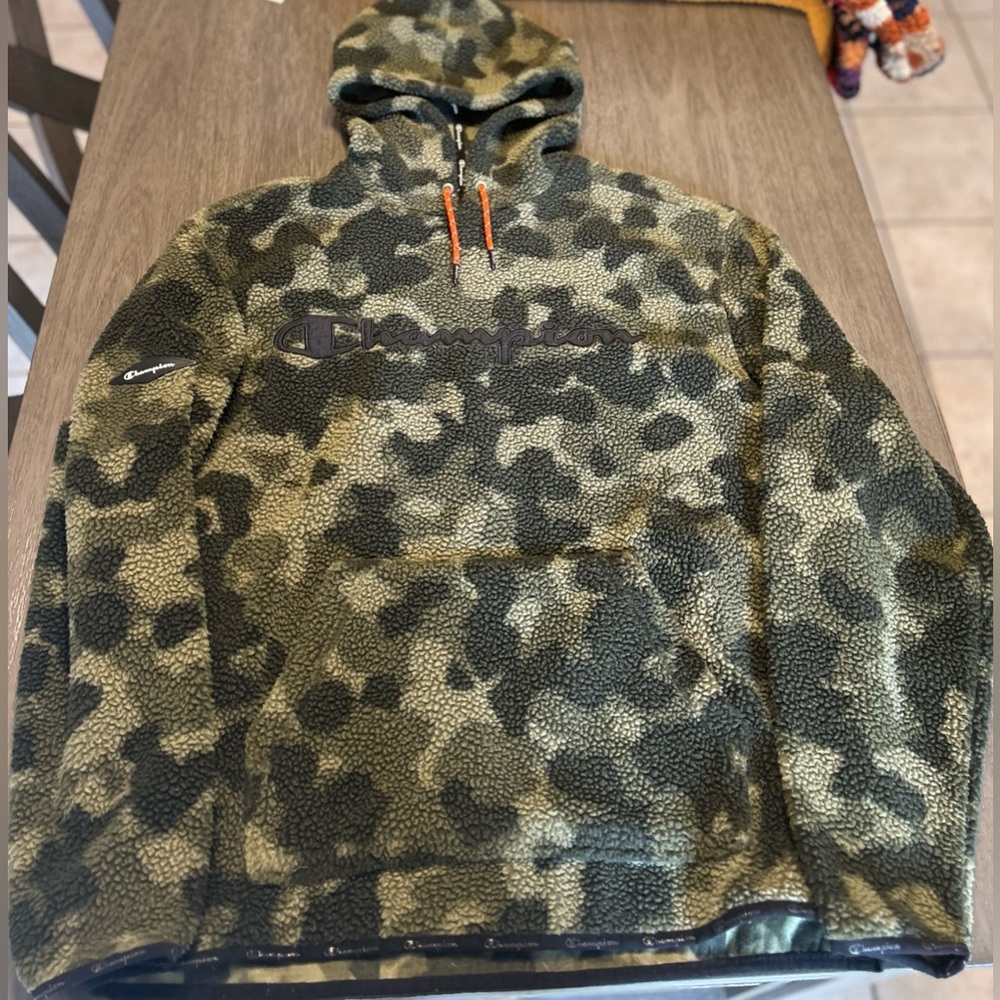 Champion Heritage Sherpa camo hoodie